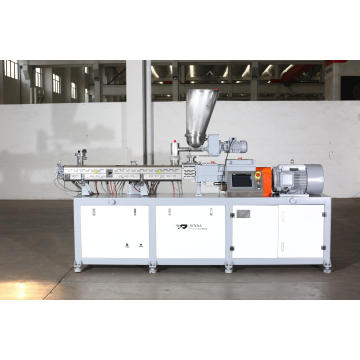 clamshell twin screw extruder for 3D printing materials